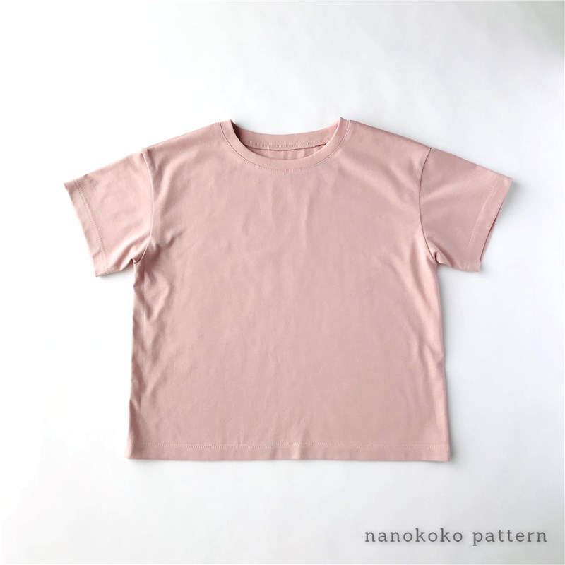 子供服「ゆるTシャツ」の型紙と作り方