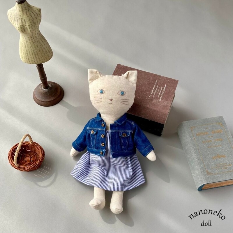 着せ替え猫人形 nanoneko doll 型紙販売
