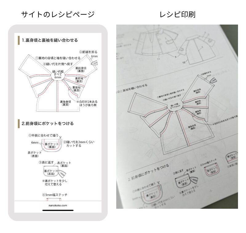 ステンカラー裏つきコートの型紙と作り方～nanoneko dollや26cmお世話人形サイズ