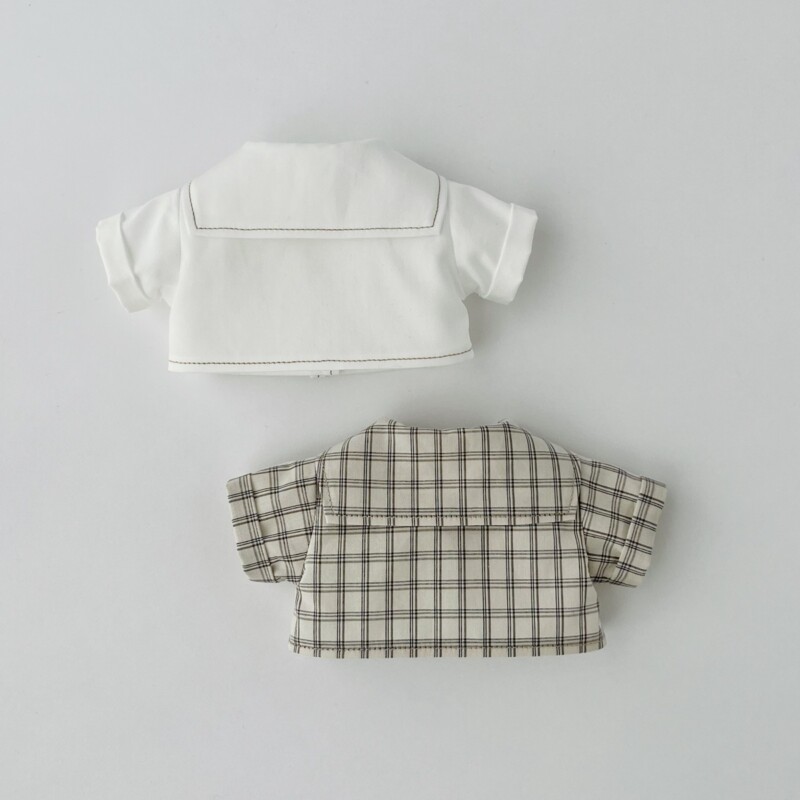 セーラーカラーシャツの型紙と作り方～26cmドール服