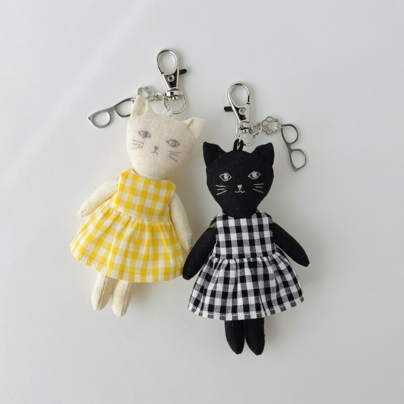 ミニnanoneko着せ替えぬいぐるみチャームの型紙と作り方~11cmドール服